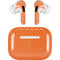 Orange Carbon Fiber Specialty Material AirPods Pro 2nd Gen Skin
