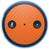 Orange Carbon Fiber Specialty Texture Material Amazon Echo Skin