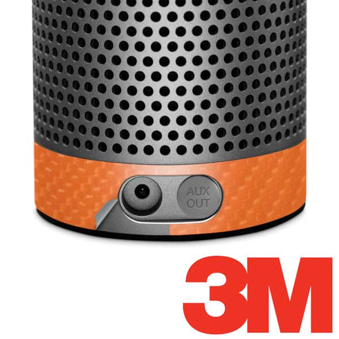 Orange Carbon Fiber Specialty Texture Material Amazon Echo Skin