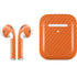 Orange Carbon Fiber Specialty Material Apple AirPods 2 Skin