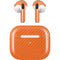 Orange Carbon Fiber Specialty Material Apple AirPods (3rd Gen 2021) Skin
