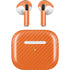 Orange Carbon Fiber Specialty Material Apple AirPods (3rd Gen 2021) Skin
