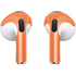 Orange Carbon Fiber Specialty Material Apple AirPods (3rd Gen 2021) Skin