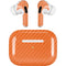 Orange Carbon Fiber Specialty Material Apple AirPods Pro Skin