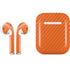 Orange Carbon Fiber Specialty Material Apple AirPods Skin