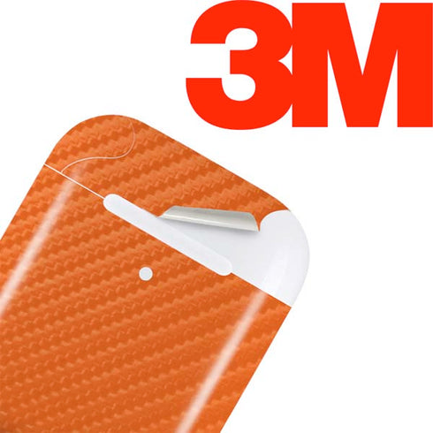 Orange Carbon Fiber Specialty Material Apple AirPods Skin