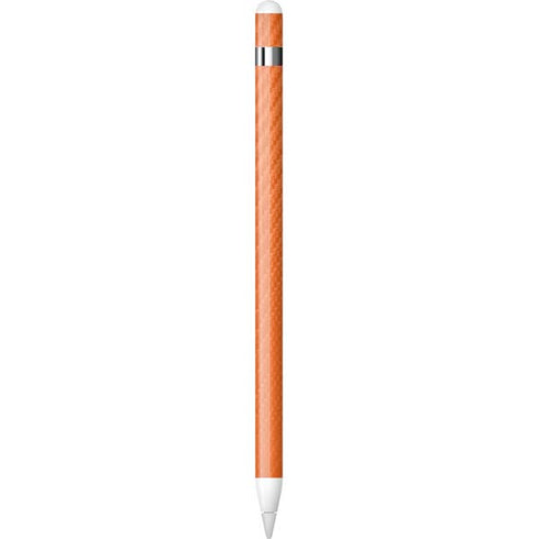 Orange Carbon Fiber Specialty Material Apple Pencil (1st Gen, 2017) Skin