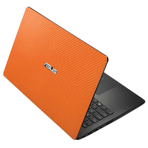 Orange Carbon Fiber Specialty Material Asus X502CA 15.6 Skin