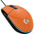 Orange Carbon Fiber Specialty Material G203 Prodigy RGB Wired Gaming Mouse Skin