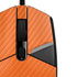 Orange Carbon Fiber Specialty Material G203 Prodigy RGB Wired Gaming Mouse Skin