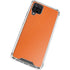 Orange Carbon Fiber Specialty Material Galaxy A12 Clear Case