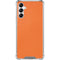Orange Carbon Fiber Specialty Material Galaxy A15 5G Clear Case