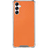 Orange Carbon Fiber Specialty Material Galaxy A15 5G Clear Case