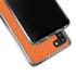 Orange Carbon Fiber Specialty Material Galaxy A21 Clear Case