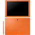 Orange Carbon Fiber Specialty Material Galaxy Book 12in Skin