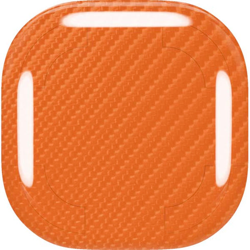 Orange Carbon Fiber Specialty Material Galaxy Buds Live Skin