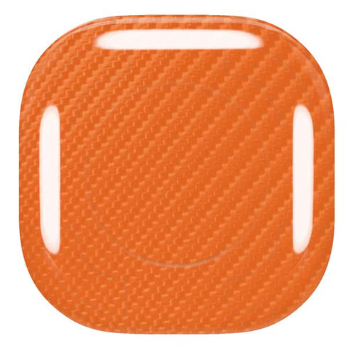 Orange Carbon Fiber Specialty Material Galaxy Buds Live Skin
