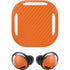 Orange Carbon Fiber Specialty Material Galaxy Buds Pro Skin