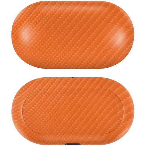 Orange Carbon Fiber Specialty Material Galaxy Buds Skin