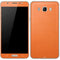 Orange Carbon Fiber Specialty Material Galaxy J7 Skin
