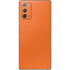 Orange Carbon Fiber Specialty Material Galaxy Note20 5G Skin
