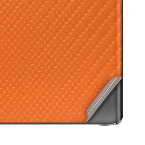 Orange Carbon Fiber Specialty Material Galaxy Note20 5G Skin