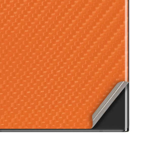 Orange Carbon Fiber Specialty Material Galaxy Note20 Ultra 5G Skin