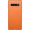 Orange Carbon Fiber Specialty Material Galaxy S10 Skin