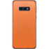 Orange Carbon Fiber Specialty Material Galaxy S10e Skin