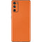 Orange Carbon Fiber Specialty Material Galaxy S20 Fan Edition Skin