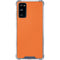 Orange Carbon Fiber Specialty Material Galaxy S20 FE Clear Case