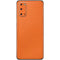 Orange Carbon Fiber Specialty Material Galaxy S20 Skin