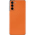 Orange Carbon Fiber Specialty Material Galaxy S21 5G Skin