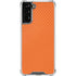 Orange Carbon Fiber Specialty Material Galaxy S21 FE Clear Case