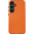 Orange Carbon Fiber Specialty Texture Material Galaxy S24 Impact Case
