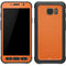 Orange Carbon Fiber Specialty Material Galaxy S7 Active Skin