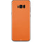Orange Carbon Fiber Specialty Material Galaxy S8 Skin