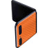 Orange Carbon Fiber Specialty Material Galaxy Z Flip Skin