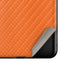 Orange Carbon Fiber Specialty Material Galaxy Z Flip Skin