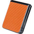 Orange Carbon Fiber Specialty Material Galaxy Z Flip5 5G Skin