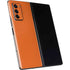 Orange Carbon Fiber Specialty Material Galaxy Z Fold2 5G Skin