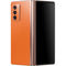 Orange Carbon Fiber Specialty Material Galaxy Z Fold2 5G Skin