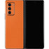 Orange Carbon Fiber Specialty Material Galaxy Z Fold2 5G Skin