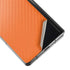 Orange Carbon Fiber Specialty Material Galaxy Z Fold2 5G Skin