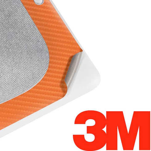 Orange Carbon Fiber Specialty Texture Material Google Home Hub Skin