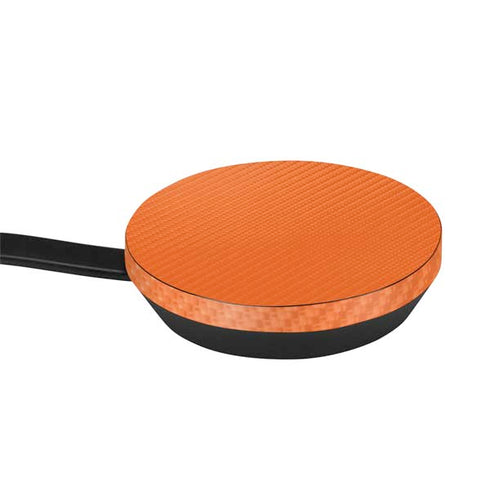 Orange Carbon Fiber Specialty Material Google Stadia Controller Skin