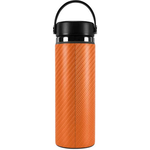Orange Carbon Fiber Specialty Material Hydro Flask 20oz Wide Mouth Skin