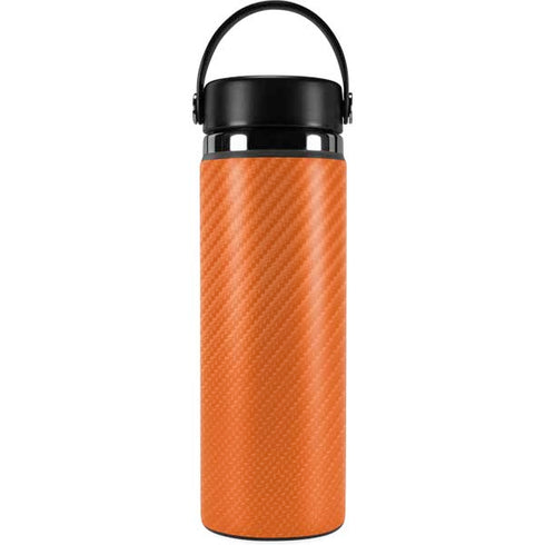 Orange Carbon Fiber Specialty Material Hydro Flask 20oz Wide Mouth Skin
