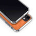 Orange Carbon Fiber Specialty Texture Material iPhone 11 Clear Case
