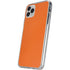 Orange Carbon Fiber Specialty Texture Material iPhone 11 Pro Clear Case